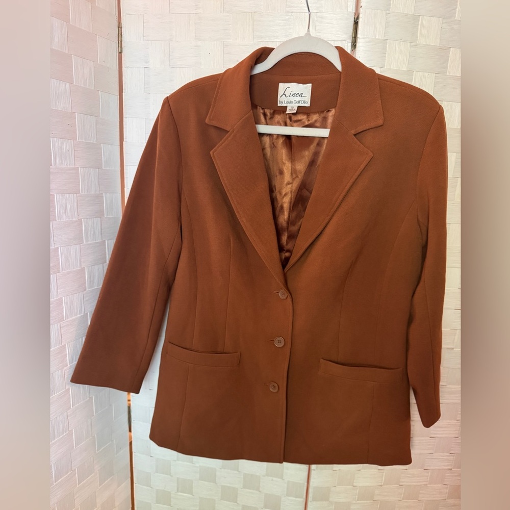 Linea by Louis Dell'Olio Tan Blazer